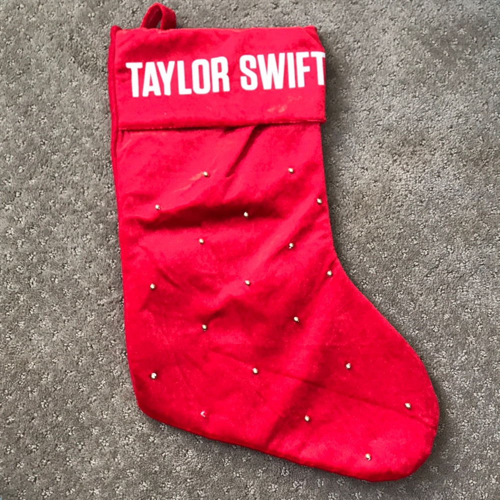 Taylor Swift Christmas stocking (RED era)